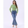 imageAllegra K Womens Vintage Peter Pan Collar Shirt Preppy Lacy Trim Long Sleeve BlouseDusty Green