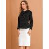 imageAllegra K Womens Vintage Ruffle Neck Chiffon Top Long Sleeve Casual Office BlouseBlackheart