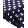 imageAllegra K Womens Vintage Ruffle Neck Chiffon Top Long Sleeve Casual Office BlouseDark Bluedots