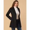 imageAllegra K Womens 2024 Winter Coat Shawl Collar Belted Single Breasted OvercoatsBlack