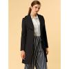 imageAllegra K Womens 2024 Winter Coat Shawl Collar Belted Single Breasted OvercoatsBlack