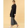 imageAllegra K Womens 2024 Winter Coat Shawl Collar Belted Single Breasted OvercoatsBlack