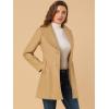 imageAllegra K Womens 2024 Winter Coat Shawl Collar Belted Single Breasted OvercoatsKahki