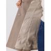 imageAllegra K Womens 2024 Winter Coat Shawl Collar Belted Single Breasted OvercoatsLight Khaki