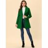 imageAllegra K Womens 2024 Winter Coat Shawl Collar Belted Single Breasted OvercoatsPea Green