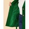 imageAllegra K Womens 2024 Winter Coat Shawl Collar Belted Single Breasted OvercoatsPea Green