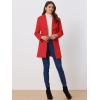 imageAllegra K Womens 2024 Winter Coat Shawl Collar Belted Single Breasted OvercoatsRed