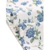 imageAllegra K Womens Casual Ruffled Sleeve Pleated Square Neck Floral DressBlue
