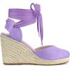 imageAllegra K Womens Closed Toe Espadrilles Wedges Tie Up Wedge SandalsPurple