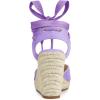 imageAllegra K Womens Closed Toe Espadrilles Wedges Tie Up Wedge SandalsPurple