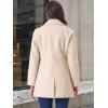 imageAllegra K Womens Elegant Overcoat Notched Shawl Collar Single Breasted Outerwear Winter Long CoatBeige