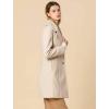 imageAllegra K Womens Elegant Overcoat Notched Shawl Collar Single Breasted Outerwear Winter Long CoatBeige