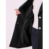 imageAllegra K Womens Elegant Overcoat Notched Shawl Collar Single Breasted Outerwear Winter Long CoatBlack