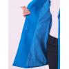 imageAllegra K Womens Elegant Overcoat Notched Shawl Collar Single Breasted Outerwear Winter Long CoatBright Blue