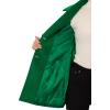imageAllegra K Womens Elegant Overcoat Notched Shawl Collar Single Breasted Outerwear Winter Long CoatDeep Green