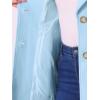 imageAllegra K Womens Elegant Overcoat Notched Shawl Collar Single Breasted Outerwear Winter Long CoatLight Blue