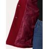 imageAllegra K Womens Elegant Overcoat Notched Shawl Collar Single Breasted Outerwear Winter Long CoatRed