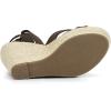 imageAllegra K Womens Espadrille Platform Lace Up Wedges SandalsCoffee