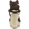 imageAllegra K Womens Espadrille Platform Lace Up Wedges SandalsCoffee