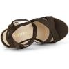 imageAllegra K Womens Espadrille Platform Lace Up Wedges SandalsCoffee