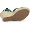 imageAllegra K Womens Espadrille Platform Lace Up Wedges SandalsEmerald Green