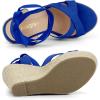 imageAllegra K Womens Espadrille Platform Lace Up Wedges SandalsRoyal Blue