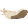 imageAllegra K Womens Espadrilles Platform Sandals Lace Up Open Toe Wedges HeelsBeige