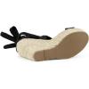 imageAllegra K Womens Espadrilles Platform Sandals Lace Up Open Toe Wedges HeelsBlack