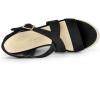 imageAllegra K Womens Espadrilles Platform Slingback Wedges SandalsBlack