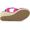 imageAllegra K Womens Espadrilles Platform Slingback Wedges SandalsHot Pink