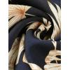 imageAllegra K Womens Floral Leaves Wrap Dress Tie Waist Hawaiian Beach Tropical Summer DressNavy Blue