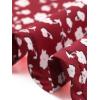 imageAllegra K Womens Floral Printed Half Placket Above Knee Summer Sleeveless Belted DressRed