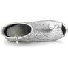 imageAllegra K Womens Glitter Platform Chunky Heeled Open Toe Heel Ankle BootsSilver