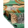 imageAllegra K Womens Hawaiian Shirt Floral Leaves Printed Short Sleeve Top Tropical Button Down Shirt Summer Fashion 2024Green Pineapple
