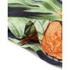 imageAllegra K Womens Hawaiian Shirt Floral Leaves Printed Short Sleeve Top Tropical Button Down Shirt Summer Fashion 2024Navy Blue