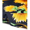imageAllegra K Womens Hawaiian Shirt Floral Leaves Printed Short Sleeve Top Tropical Button Down Shirt Summer Fashion 2024Sunflower