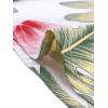 imageAllegra K Womens Hawaiian Shirt Floral Leaves Printed Short Sleeve Top Tropical Button Down Shirt Summer Fashion 2024White Pink