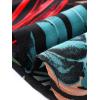 imageAllegra K Womens Hawaiian Skirts Summer Beach Ruched Split Thigh Tropical SkirtBlacks