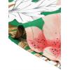 imageAllegra K Womens Hawaiian Skirts Summer Beach Ruched Split Thigh Tropical SkirtGreen