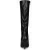 imageAllegra K Womens High Heels Pointed Toe Stiletto Heel Knee High BootsBlack