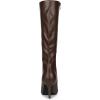 imageAllegra K Womens High Heels Pointed Toe Stiletto Heel Knee High BootsBrown