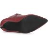 imageAllegra K Womens High Heels Pointed Toe Stiletto Heel Knee High BootsBurgundy