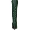 imageAllegra K Womens High Heels Pointed Toe Stiletto Heel Knee High BootsDark Green
