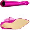imageAllegra K Womens High Heels Pointed Toe Stiletto Heel Knee High BootsHot Pink