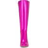 imageAllegra K Womens High Heels Pointed Toe Stiletto Heel Knee High BootsHot Pink