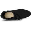 imageAllegra K Womens Lace Up Round Toe Drawstring Block Heel Ankle BootsBlack