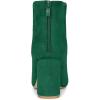 imageAllegra K Womens Lace Up Round Toe Drawstring Block Heel Ankle BootsGreen