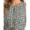 imageAllegra K Womens Midi Floral Dresses Summer Casual Wedding Guest Sleeveless DressDark Green