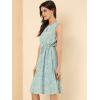imageAllegra K Womens Midi Floral Dresses Summer Casual Wedding Guest Sleeveless DressLight Purple