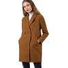 imageAllegra K Womens Notched Lapel Double Breasted Raglan Winter CoatsBrown